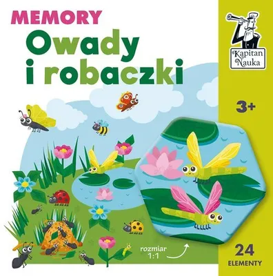 Obrázek produktu pro Owady i robaczki Memory Kapitan Nauka
