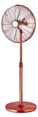 Zdjęcie produktu dla Wentylator stojący ACA z oświetleniem, metalowy, miedziany, 45 cm, 60 W prąd zmienny, FANSMPC50