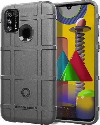 Produktbild von Mobigear Rugged Shield  Xiaomi Redmi 9C Hülle Flexibles TPU Backcover Stoßfest - Grau