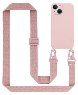 Obrázek produktu pro Cadorabo Ochranné pouzdro pro Apple iPhone 13 MINI Case in Pink Řetězové pouzdro na mobilní telefon s nastavitelnou délkou kabelu