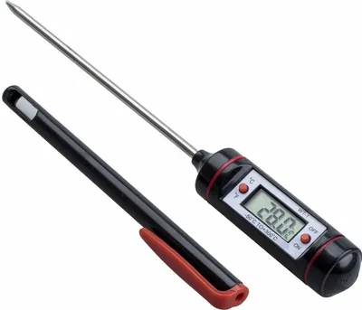 Produktbild von LCD digitální teploměr na maso Teploměr na pečení Jehlový teploměr do kuchyně