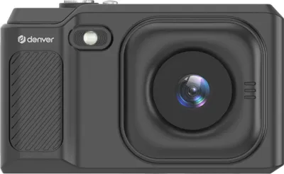 Obrázek produktu pro Denver DCA-4818B. Typ fotoaparátu: Kompaktní fotoaparát, Megapixely (přibližně): 5 MP, Typ snímače: CMOS, Maximální rozlišení obrazu: 20 x 20 pixelů. Digitální zoom: 16x. Typ HD: Full HD, Maximální rozlišení videa: 1920 x 1080 pixelů. Úhlopříčka obrazovky: 7,11 cm (2.