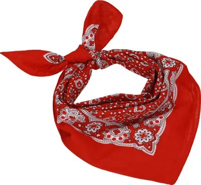 Produktbild von Betz Nickituch Bandana Halstuch mit klassischem Paisleymuster 55x55 cm, rot