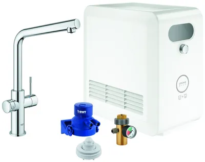Produktbild von GROHE 31347003, Standard, Chrom, Hebelgriffe, Einzelbild, Typ L, Keramik