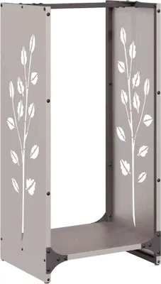 Immagine prodotto di Rastrelliera per Legna da Ardere 40x30x80 cm in Acciaio Corten