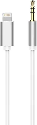 Obrázek produktu pro Adaptér HF/audio vhodný pro iPhone Lightning 8-pin - Jack 3,5 mm kabel (samec) bílý