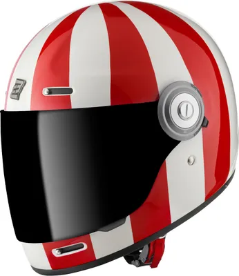 Produktbild von Bogotto V135 T-R3 Helm, rot/weiß, L