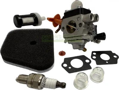 Zdjęcie produktu dla Zestaw gaźnika do kosy spalinowej Stihl FS 87 90 100 110 R X 4180 120 0604 C1Q-S110E