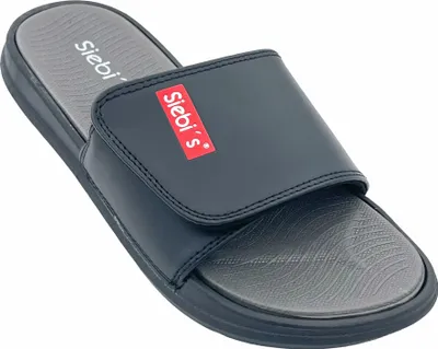 Produktbild von Damen Sandalen mit texturiertem Fußbett, breitem Oberband und offenem Vorderbereich