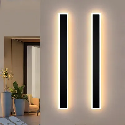 LED Außenwandleuchte 2er Pack, dimmbar 3000K-6000K, 120 cm, IP65