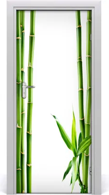 Produktbild von Tulup Türaufkleber 85x205 cm Dekorative Aufkleber Selbstklebend Wasserdichte Tapete Abnehmbar Schlafzimmer Wohnzimmer Wohnkultur - Bambus