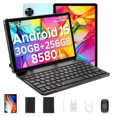 Obrázek produktu pro DOOGEE U11 Pro VIP, Android 15, 11 palců, 30 (6+24) GB + 256 GB (rozšiřitelné až na 2 TB), 90 Hz, 8580 mAh, sada příslušenství, Widevine L1, 5G WiFi