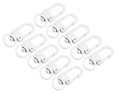 16 Karabinerhaken 33x13 mm bunt für Schlüssel DIY Basteln