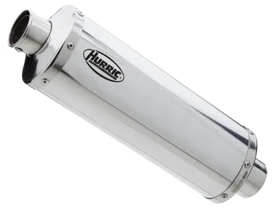 Zdjęcie produktu dla Tłumik tylny Hurric Rac 1 aluminiowy polerowany srebrny