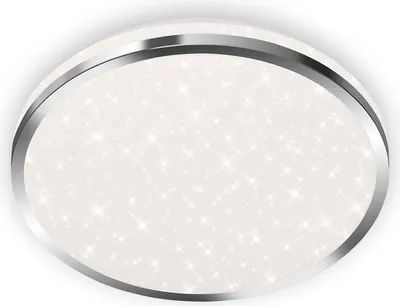 Produktbild von LED Badleuchte Badlampe Sternenhimmel IP44 12 W chrom Kunststoff Ø28cm Briloner