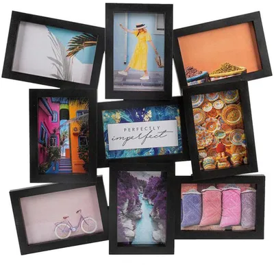 Immagine prodotto di Henzo, album fotografico Daisy, 9 fotografie, formato 10x15 cm, colore nero, dimensioni 49,8x46,8 cm