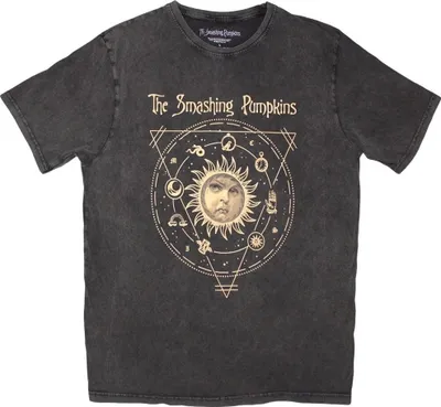 Produktbild von The Smashing Pumpkins Celestial Sun Stone Wash Grey 2XL T-Shirt