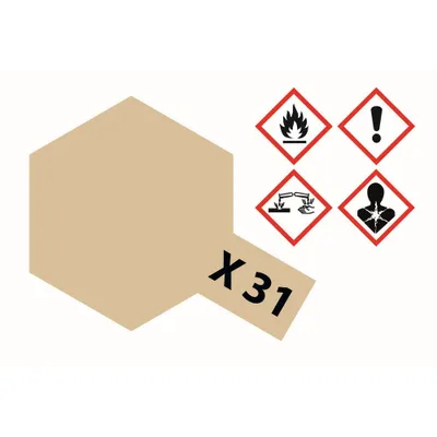 Produktbild von Tamiya 81031 - Acryl Farbe - X-31 Titanium Gold Glänzend 23ml  - N