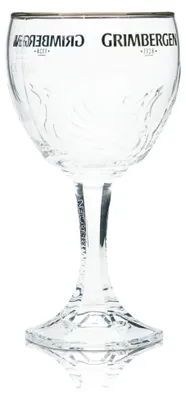 Produktbild von Grimbergen Bier Glas 0,25l Kelch Pokal Design Phoenix Gläser Belgien Abtei Beer