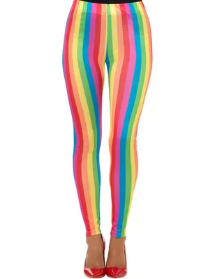 Produktbild von Regenbogen-Leggings für Damen Accessoire bunt