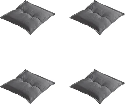 Produktbild von Madison – Manchester Sitzkissen – Grau – 50 x 50 x 7 cm – 4er-Set