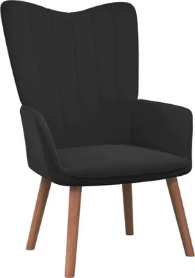 Obrázek produktu pro Relaxační křeslo černé samet