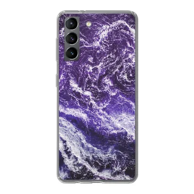 Produktbild von MuchoWow® Handyhülle Schutzhülle Hülle für Samsung Galaxy S21 Mineralien - Muster - Naturstein Silikon Softcase Handy Hülle - Softcase