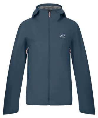 Imagen del producto de 2117 OF SWEDEN. Chaqueta para mujer, modelo "Jacks", de 2.5 litros, para actividades al aire libre, con capucha, color azul, talla S