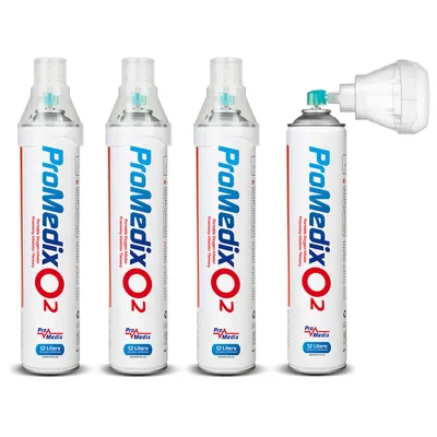 Obrázok produktu pre 4x Prenosný 99,4% kyslíkový inhalátor Promedix 12L PR-994