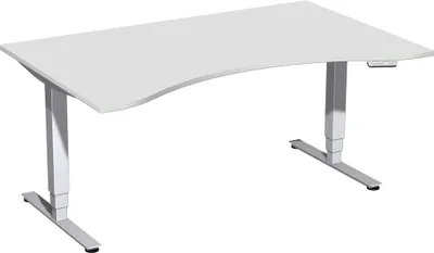 Produktbild von Gera Elektro Pro+ Elektro-Hubtisch höhenverstellbar, 1600x1000x625-1285, Lichtgrau/Silber