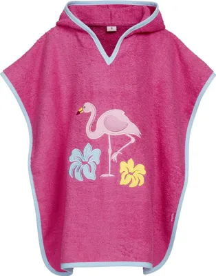 Produktbild von Playshoes Badeponcho Frottee Flamingo Pink S (0-4 Jahre)