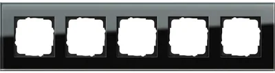 Produktbild von GIRA 021505 Wandplatte/Schalterabdeckung Schwarz (021505)