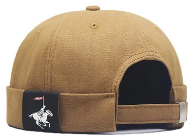 Produktbild von Docker-Cap Herren Mütze Seemannsmütze Hafenmütze Bikercap Khaki