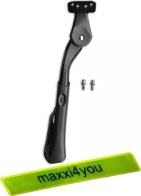 Immagine prodotto di Lynx Supporto posteriore regolabile per biciclette 24-29 pollici in nero, incl. nastro riflettente maxxi4you