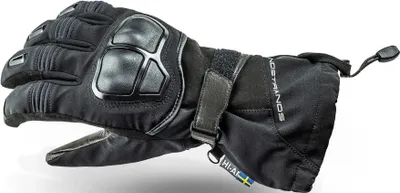 Produktbild von Lindstrands Hede wasserdichte Motorrad Handschuhe, schwarz, 12