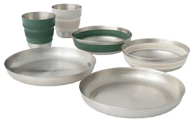 Produktbild von Detour Stainless Steel Collapsible Dinnerware Set - 2P 6 piece