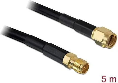 Imagen del producto de Conector Delock RP-SMA (macho) > Conector RP-SMA (hembra)