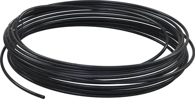 Produktbild von 5m AUPROTEC Isolierschlauch schwarz Ø 4mm PVC hitzebeständig Kabel Schutz Schlauch