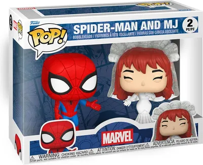 Produktbild von Funko Pop! Marvel: Spider-man & M.J. 2 Pack