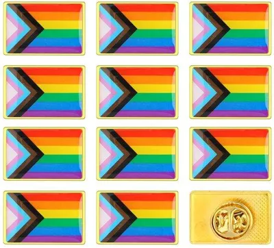 Immagine prodotto di Set di spille arcobaleno, 12 pezzi