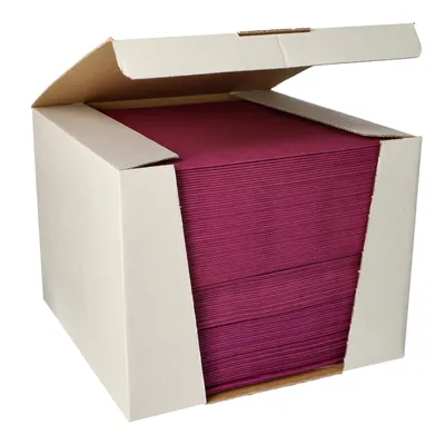 Produktbild von Papstar Servietten "ROYAL Collection" 1/4-Falz 40 x 40 cm lila 100 Stück