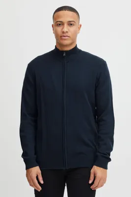 Produktbild von !Solid SDDenley Herren Strickjacke Cardigan Feinstrick Jacke mit Stehkragen und Reißverschluss Basic