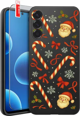 Productafbeelding van ETUI do Samsung A36 5G WZORY ŚWIĘTA MIKOŁAJ CHOINKA BAŁWAN CASE + SZKŁO 9H