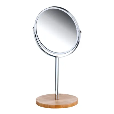 Produktbild von Tischspiegel 17 cm rund Bambusfuß