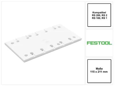 Productafbeelding van Festool SSH-115x225/10 schuurzool ( 489629 ) 115 x 221 mm voor RS 200, RS 2, RS 100, RS 1