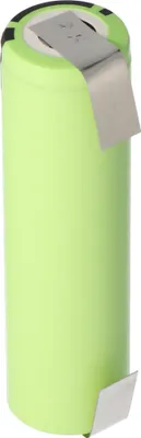 Produktbild von Panasonic NCR18650B 3,6V - 3,7V 3400mAh Li-Ion-Akku 18,2x65,25mm mit Lötfahne U-Form