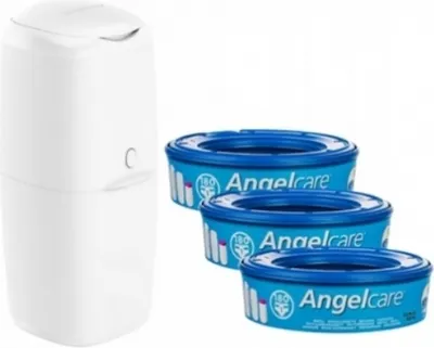 Produktbild von ABAKUS Classic Windeleimer + 3 Angelcare Nachfüllpackungen