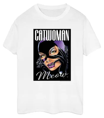 Produktbild von Batman - "Feline Fatale" T-Shirt für Herren, Baumwolle BI57062 (M) (Weiß)