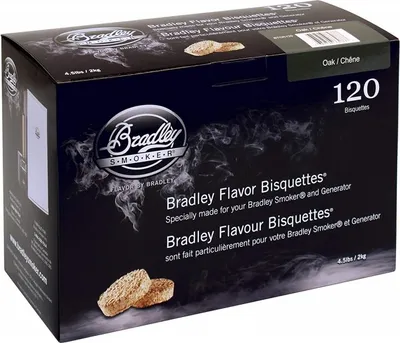 Zdjęcie produktu dla Brykiet Drewno do Wędzarni Bradley Smoker o Smaku Dębu 120 sztuk Oak Dąb