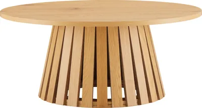 Produktbild von Runder 80cm Couchtisch im skandinavischen Stil LIV